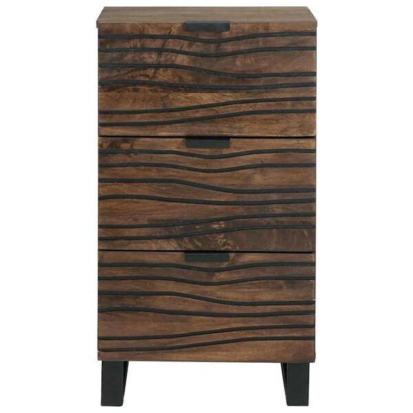 vidaXL Buffet Marron 40 x 33 x 75 cm bois de manguier massif