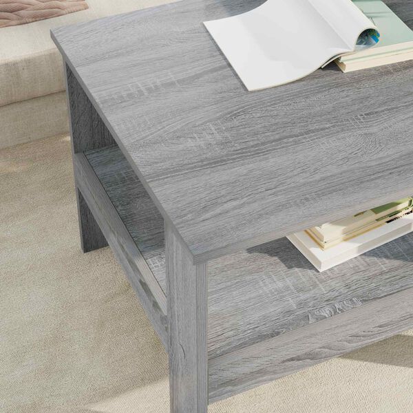 vidaXL Table basse Gris Sonoma 57 x 55 x 45 cm Bois d'ing&eacute;nierie