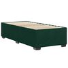 vidaXL Cadre de lit sans matelas vert fonc&eacute; 90x200 cm velours