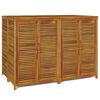 vidaXL Bo&icirc;te de rangement de jardin 140x87x104 cm bois massif d'acacia