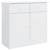 vidaXL Buffet ALTA blanc 77x35x73 cm bois massif de pin
