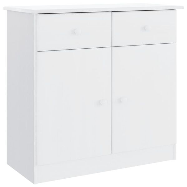 vidaXL Buffet ALTA blanc 77x35x73 cm bois massif de pin