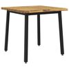 vidaXL Table &agrave; manger en bord vivant 60 x 55 x 75 cm