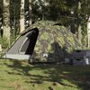 vidaXL Tente de camping &agrave; d&ocirc;me 4 personnes camouflage imperm&eacute;able