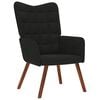 vidaXL Chaise de relaxation Noir Velours