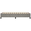 vidaXL Cadre de lit sans matelas gris clair 90x200 cm velours