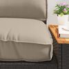 vidaXL Set de coussins de palette 3 pcs Taupe 120 x 80 x 12 cm