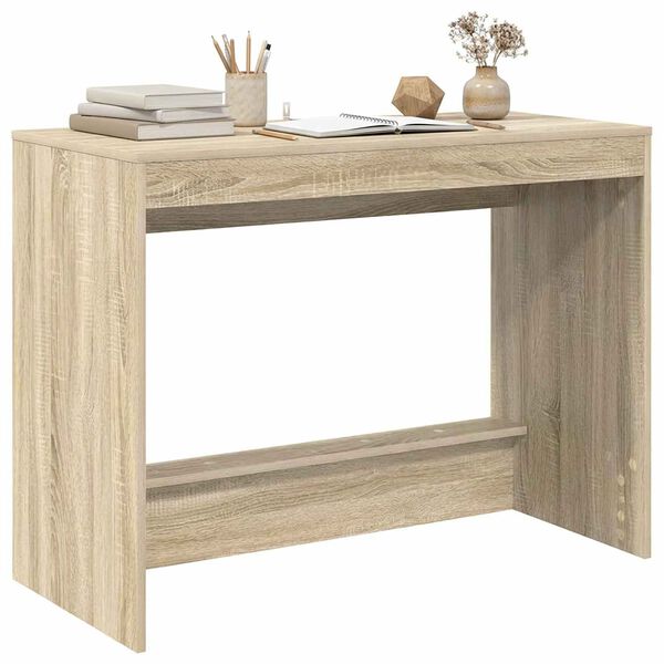 vidaXL Bureau de lit Ch&ecirc;ne Sonoma 100 x 45 x 75 cm Bois d'ing&eacute;nierie