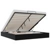 vidaXL Cadre de lit ottoman Noir King size Velours