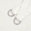 vidaXL Voile d'ombrage 160 g/m² Blanc 3,5x4,5 m PEHD