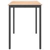 vidaXL Table de bar Naturel 150 x 80 x 105 cm Bois de pin massif