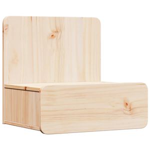 vidaXL Table de chevet Marron 44 x 32,5 x 40 cm Bois massif en pin