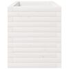 vidaXL Jardini&egrave;re blanc 90x40x49,5 cm bois de pin massif