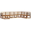 vidaXL Ensemble de canap&eacute;s d'ext&eacute;rieur 8 pcs Naturel