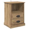 vidaXL Cabinet de chevet Ch&ecirc;ne artisanal 36 x 43 x 60 cm