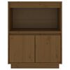 vidaXL Buffet Marron miel 60x34x75 cm Bois massif de pin