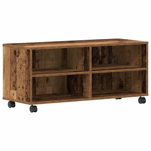 vidaXL Meuble TV Marron 90 x 35 x 40,5 cm Bois d'ingénierie
