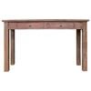 vidaXL Table console bois d'acajou massif 123x42x75 cm