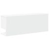 vidaXL Armoire murale 80x20x30 cm blanc bois d'ing&eacute;nierie