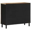 vidaXL Buffet 90x33,5x75 cm bois de manguier brut massif