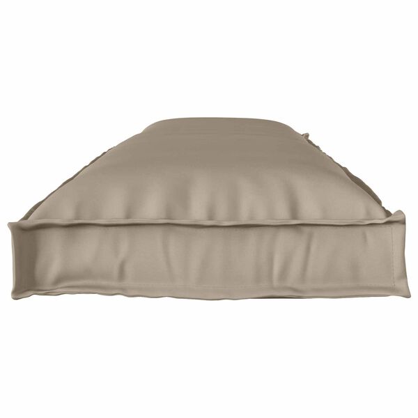 vidaXL Set de coussins de palette 2 pcs Taupe 150 x 40 x 8 cm