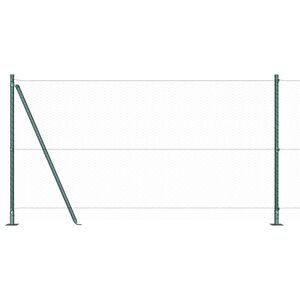 vidaXL Cl&ocirc;ture hexagonale avec base en b&eacute;ton 10 x 1,2 m Vert Maille