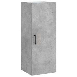 vidaXL Armoire murale gris b&eacute;ton 34,5x34x90 cm