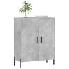 vidaXL Buffet gris b&eacute;ton 69,5x34x90 cm bois d'ing&eacute;nierie