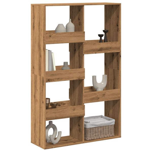 vidaXL Cloison de s&eacute;paration ch&ecirc;ne artisanal bois d'ing&eacute;nierie