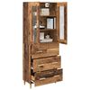 vidaXL Haut Armoire avec tiroir Bois Ancien 69,5 x 34 x 180 cm