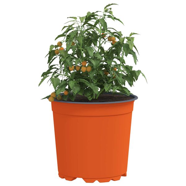 vidaXL Pot &agrave; fleurs 100 pcs C&eacute;ramique &Oslash; 15 x 13 cm Plastique