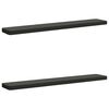 vidaXL Coussins de banc 2 pi&egrave;ces VUGHT 2 pc 100 % polyester Anthracite