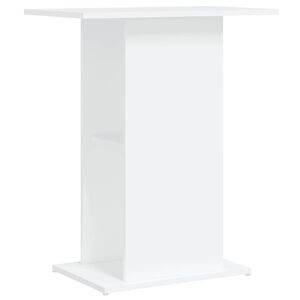 vidaXL Support pour aquarium blanc 60,5x36x72,5 cm bois d'ing&eacute;nierie