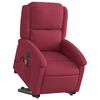 vidaXL Fauteuil inclinable de massage &eacute;lectrique rouge bordeaux