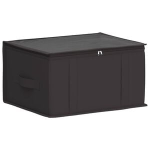 vidaXL Bo&icirc;te de rangement avec fen&ecirc;tre transparente Anthracite