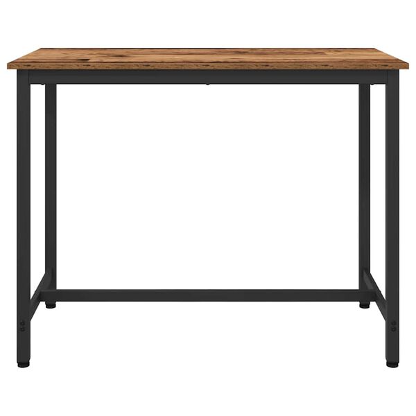 vidaXL table Bois ancien 100 x 50 x 76,5 cm Bois d'ing&eacute;nierie et acier