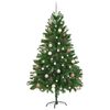 vidaXL Sapin de No&euml;l avec 300 LED avec support Vert 180 cm PE