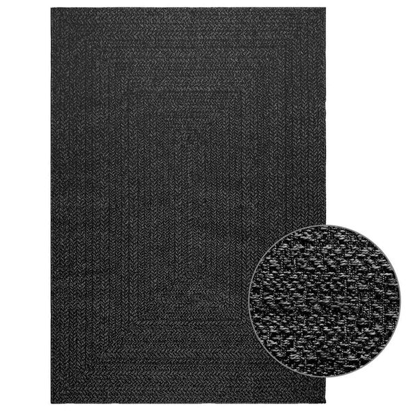 vidaXL Tapis ZIZUR 140x200 cm aspect de jute int&eacute;rieur ext&eacute;rieur