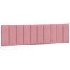 vidaXL Coussin de t&ecirc;te de lit Hanko rose 180 cm velours