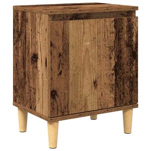 vidaXL Cabinet de chevet Bois ancien 40 x 30 x 50 cm Bois d'ing&eacute;nierie