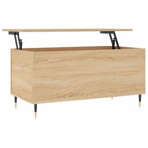 vidaXL Table basse Ch&ecirc;ne sonoma 90x44,5x45 cm Bois d'ing&eacute;nierie