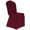 vidaXL Housses élastiques de chaise Bordeaux 18 pcs