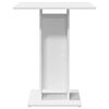 vidaXL Table de bistro Blanc 60x60x75 cm Bois d'ing&eacute;nierie