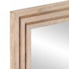 vidaXL Miroir de bain 50x70 cm bois de manguier massif et verre