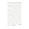 vidaXL Store plissé blanc 100x100 cm largeur du tissu 99,4cm polyester