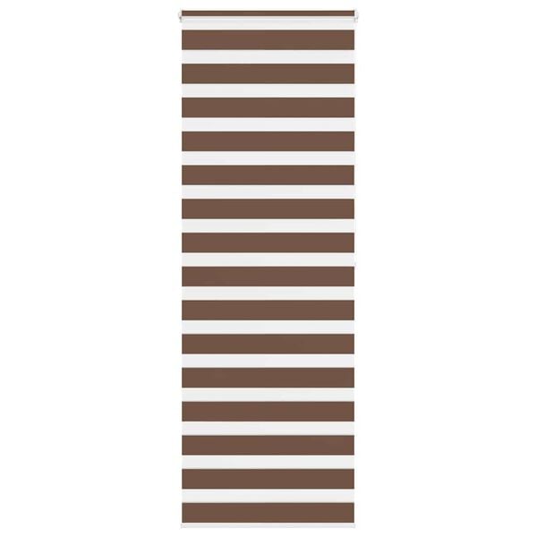 vidaXL Store z&egrave;bre marron 70x200 cm largeur du tissu 65,9 cm polyester