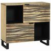 vidaXL Buffet Marron 80 x 33 x 75 cm bois de manguier massif