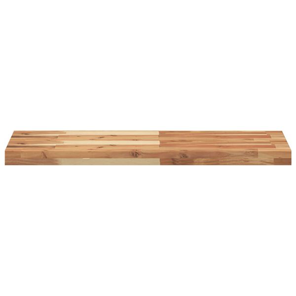 vidaXL &Eacute;tag&egrave;res flottantes 2 pcs 100x30x4 cm acacia massif &agrave; l'huile