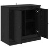 vidaXL Buffet Ch&ecirc;ne noir 70 x 35,5 x 67,5 cm Bois d'ing&eacute;nierie