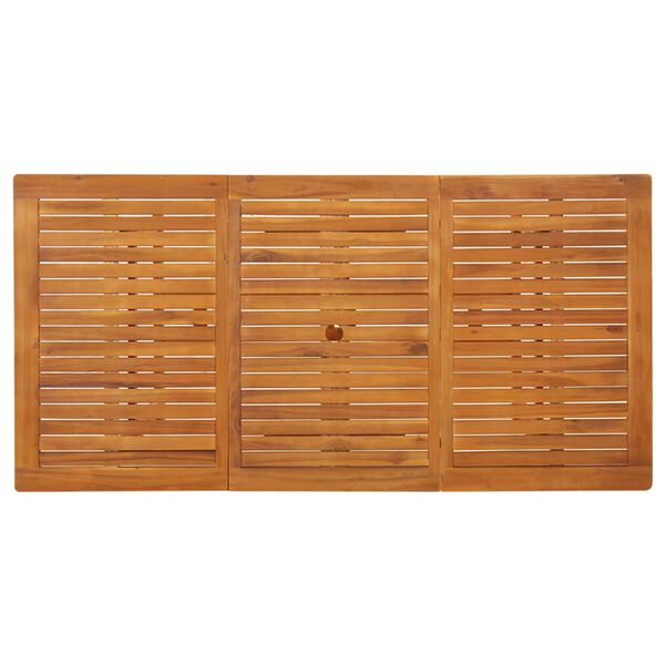 vidaXL Table &agrave; d&icirc;ner de jardin 180x90x75 cm Bois d'acacia solide